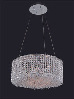 Milieu Metro Eight Light Pendant in Chrome (238|11669-010-FR001)