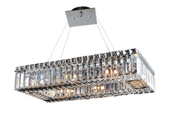 Baguette Eight Light Pendant in Chrome (238|11707-010-FR001)