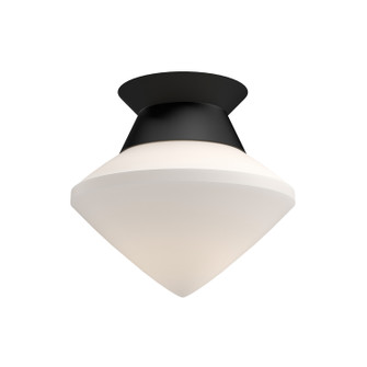 Nora One Light Flush Mount in Matte Black/Opal Matte Glass (452|FM537508MBOP)