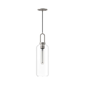 Soji One Light Pendant in Brushed Nickel/Clear Glass (452|PD401606BNCL)