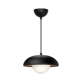 Rubio One Light Pendant in Matte Black/Opal Matte Glass (452|PD522011MBOP)