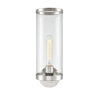 Revolve Ii One Light Bathroom Fixture in Clear Glass/Polished Nickel (452|WV311601PNCG)