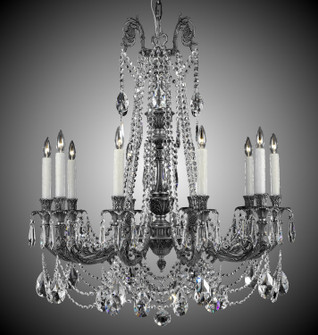 Finisterra Ten Light Chandelier in Antique Silver (183|CH2054-A-10G-PI)