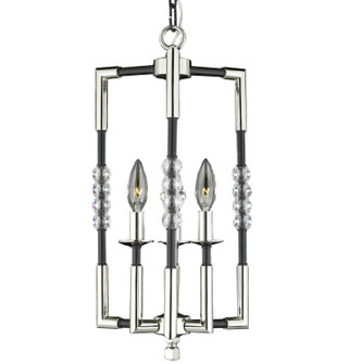 Magro Three Light Chandelier in Polished Brass w/ Old Brass Accents (183|CH3501-32G-36G-ST)