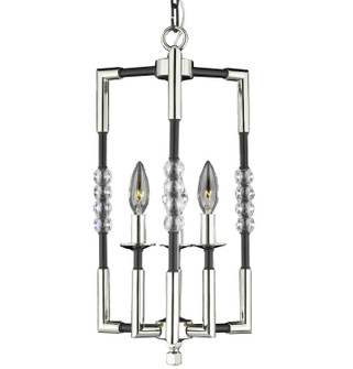 Magro Three Light Chandelier in Polished Nickel (183|CH3501-38G-ST)