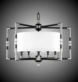 Magro Five Light Chandelier in Old Bronze (183|CH3703-35S-ST-GL)