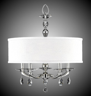 Kensington Five Light Chandelier in Old Bronze Satin w/Pewter Accents (183|CH5484-O-35S-37G-ST-GL)