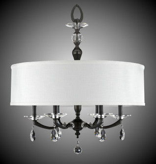 Kensington Six Light Chandelier in Polished Nickel (183|CH5485-O-38G-ST-HL)