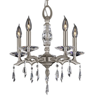 Kaya Five Light Chandelier in Polished Brass w/ Old Brass Accents (183|CH5502-G-32G-36G-ST)