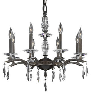 Kaya Eight Light Chandelier in Old Bronze w/Old Brass Accents (183|CH5504-G-35S-36G-ST)