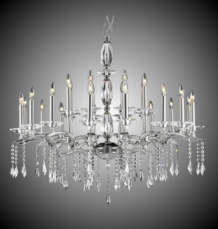 Kaya 24 Light Chandelier in Polished Brass w/ Old Brass Accents (183|CH5538-G-32G-36G-ST)