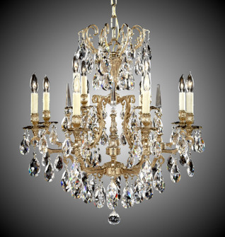 Parisian 12 Light Chandelier in Satin Nickel (183|CH7031-ATK-07G-PI)