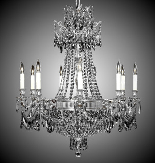 Valencia 18 Light Chandelier in Silver (183|CH8143-P-08G-PI)