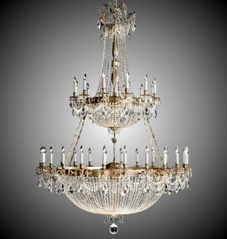 Valencia 72 Light Chandelier in French Gold Glossy (183|CH8157-P-03G-PI)