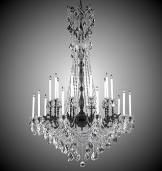Crystella 20 Light Chandelier in Old Bronze Satin (183|CH9289-A-05S-PI)