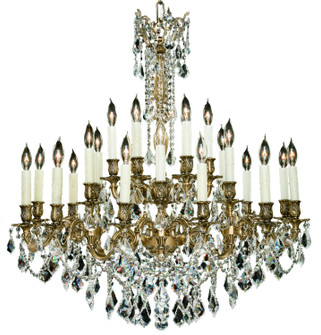 Elise 24 Light Chandelier in Polished Brass w/Umber Inlay (183|CH9322-ALN-01G-PI)