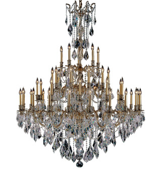 Elise 45 Light Chandelier in Antique Black Glossy (183|CH9324-A-02G-ST)