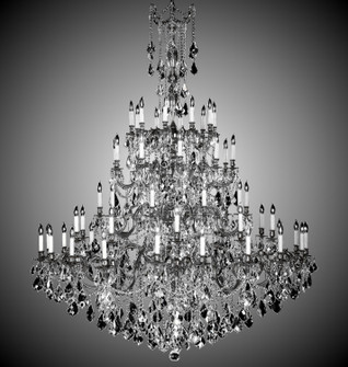 Elise 60 Light Chandelier in Polished Brass w/Black Inlay (183|CH9327-A-12G-ST)
