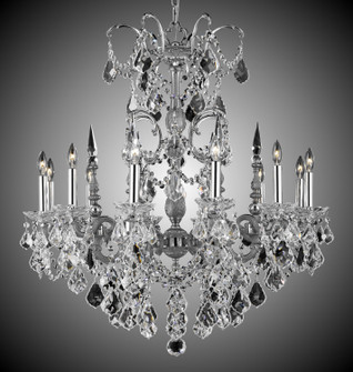 Venetian 12 Light Chandelier in Satin Nickel with Silver (183|CH9382-A-07G-08G-ST)