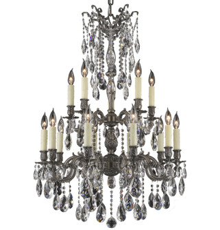 Bellagio 15 Light Chandelier in Antique White Glossy (183|CH9823-O-04G-ST)