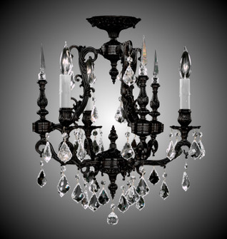 Parisian Three Light Flush Mount in Antique Silver (183|FM7010-O-10G-ST)