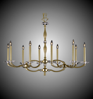 Kensington Ten Light Island Pendant in Old Bronze Satin w/Pewter Accents (183|IL5346-35S-37G-ST)