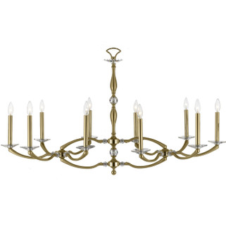 Kensington Ten Light Island Pendant in Old Brass (183|IL5347-36G-ST)