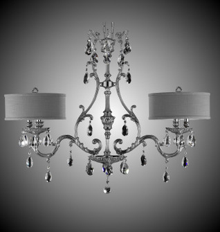 Chateau Six Light Island Pendant in Antique Black Glossy (183|IL9662-A-02G-ST-GL)