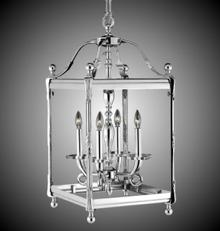 Lantern Four Light Lantern in Old Bronze w/ Pewter Accents (183|LT2313-35S-37G-ST)