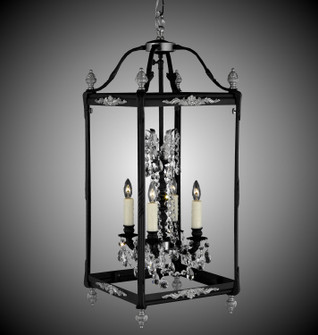 Lantern Four Light Lantern in Antique Black Glossy (183|LT2414-A-02G-PI)