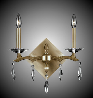 Kaya Two Light Wall Sconce in Old Bronze Satin w/Pewter Accents (183|WS5512-G-35S-37G-ST)