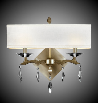 Kaya Two Light Wall Sconce in Old Bronze w/Old Brass Accents (183|WS5661-G-35S-36G-ST-GL)