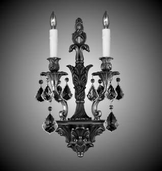Blairsden Two Light Wall Sconce in Antique Silver (183|WS9082-A-10G-PI)