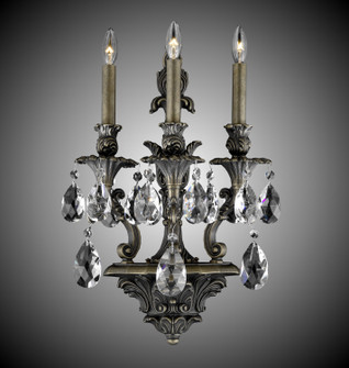 Blairsden Three Light Wall Sconce in Antique Black Glossy (183|WS9083-ATK-02G-PI)
