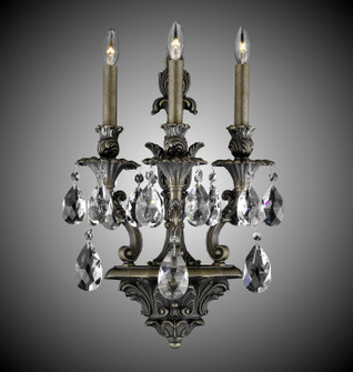 Blairsden Three Light Wall Sconce in Antique Black Glossy (183|WS9083-O-02G-ST)