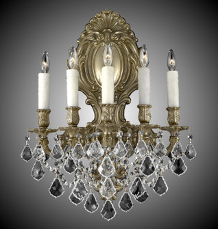 Wall Sconce Five Light Wall Sconce in Antique Black Glossy (183|WS9429-ALN-02G-ST)