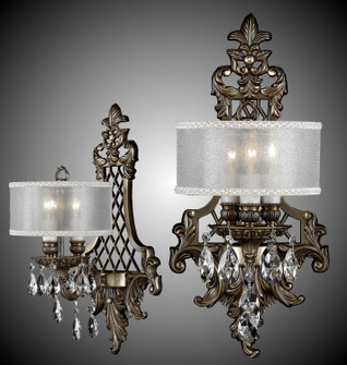 Wall Sconce Three Light Wall Sconce in Antique White Glossy (183|WS9450-A-04G-ST-GL)