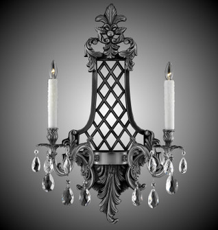 Wall Sconce Two Light Wall Sconce in Antique Black Glossy (183|WS9457-OLN-02G-ST)