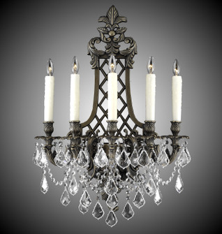 Wall Sconce Five Light Wall Sconce in Silver (183|WS9459-A-08G-ST)