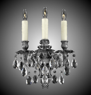 Wall Sconce Three Light Wall Sconce in Antique Black Glossy (183|WS9483-A-02G-PI)
