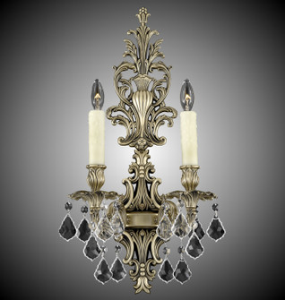 Wall Sconces Two Light Wall Sconce in True Brass (183|WS9485-A-16G-PI)