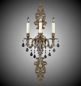 Wall Sconce Three Light Wall Sconce in Polished Brass w/Black Inlay (183|WS9489-OLN-12G-PI)