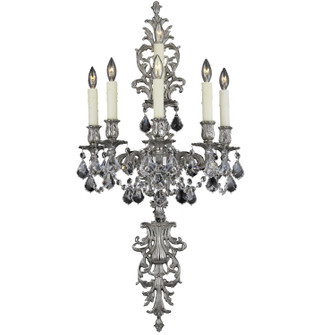 Wall Sconces Six Light Wall Sconce in Silver (183|WS9491-A-08G-PI)