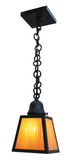 A-Line One Light Pendant in Satin Black (37|AH-1TF-BK)