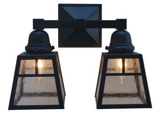 A-Line Two Light Wall Sconce in Satin Black (37|AS-2TM-BK)