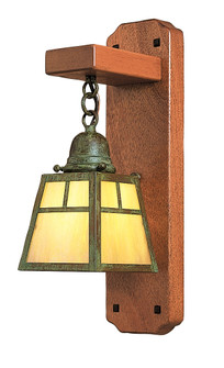 A-Line One Light Wall Mount in Rustic Brown (37|AWS-1TCR-RB)