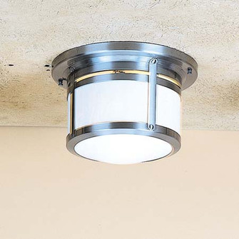 Berkeley Two Light Flush Mount in Verdigris Patina (37|BCM-10OF-VP)