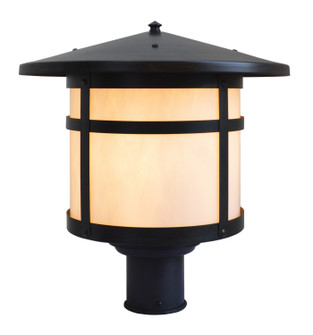 Berkeley One Light Post Mount in Rustic Brown (37|BP-14OF-RB)