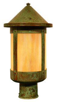 Berkeley One Light Post Mount in Verdigris Patina (37|BP-8GW-VP)