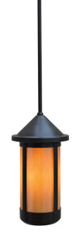 Berkeley One Light Pendant in Satin Black (37|BSH-6LWO-BK)